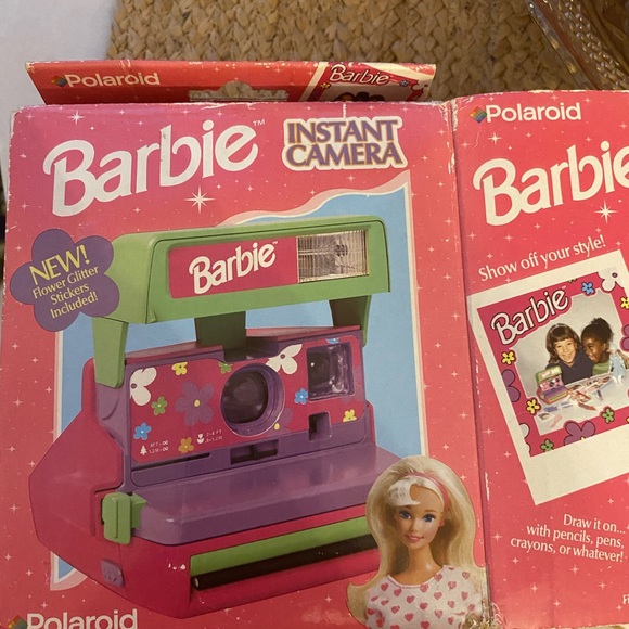 Vintage Barbie Polaroid for sale! Box is a little crushed but